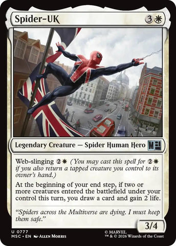 Image for Spider-UK (777) [Commander: Marvel Super Heroes] (MSC) - Magic: The Gathering