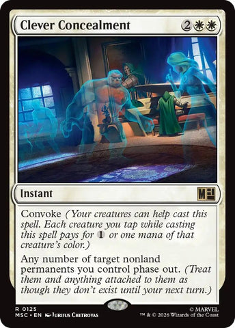 Image for Clever Concealment (Surge Foil) (125) [Commander: Marvel Super Heroes] (MSC) - Magic: The Gathering