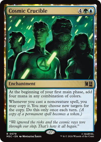 Image for Cosmic Crucible (Surge Foil) (79) [Commander: Marvel Super Heroes] (MSC) - Magic: The Gathering