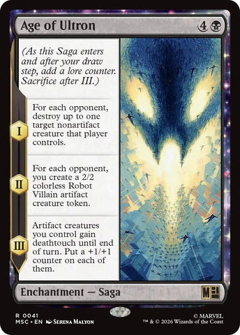 Image for Age of Ultron (Surge Foil) (41) [Commander: Marvel Super Heroes] (MSC) - Magic: The Gathering