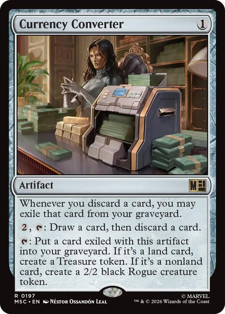 Image for Currency Converter (Surge Foil) (197) [Commander: Marvel Super Heroes] (MSC) - Magic: The Gathering