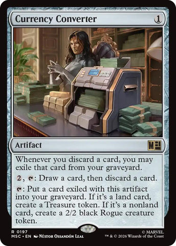 Image for Currency Converter (Surge Foil) (197) [Commander: Marvel Super Heroes] (MSC) - Magic: The Gathering
