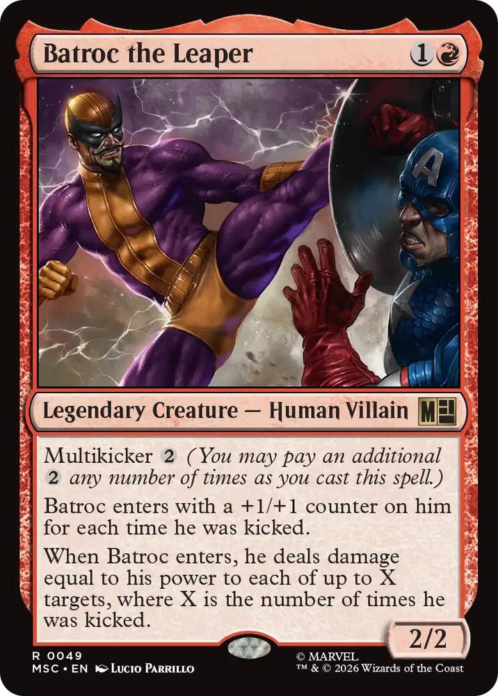 Image for Batroc the Leaper (Surge Foil) (49) [Commander: Marvel Super Heroes] (MSC) - Magic: The Gathering