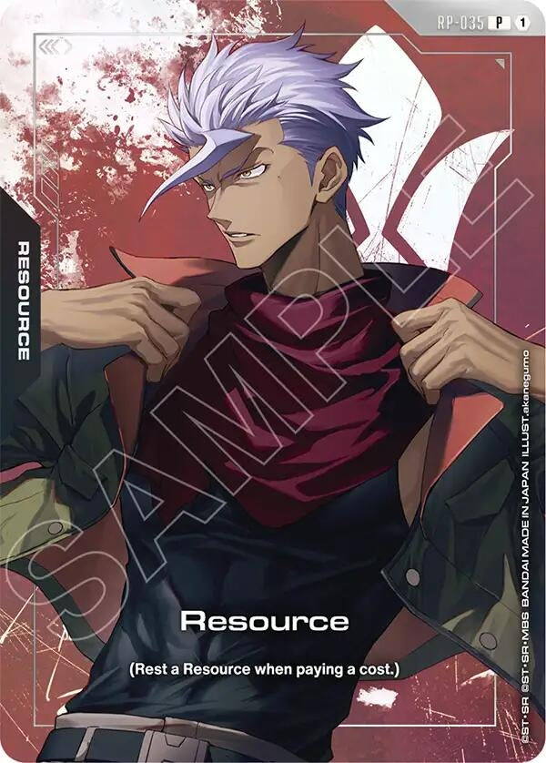 Image for Resource (RP-035) (Premium Accessory Set - Mobile Suit Gundam: Iron-Blooded Orphans) (RP-035) [Promotional Resource Tokens] (RP) - Gundam Card Game