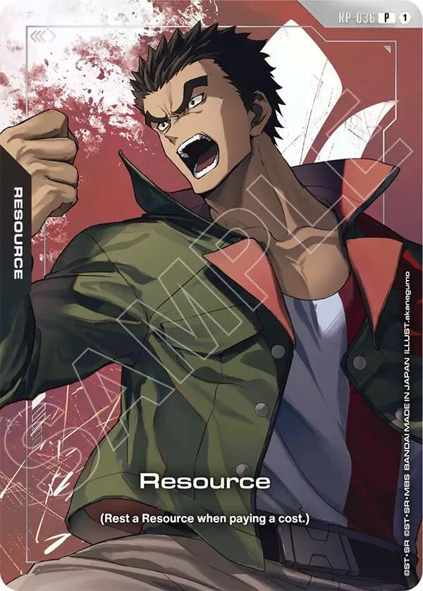 Image for Resource (RP-036) (Premium Accessory Set - Mobile Suit Gundam: Iron-Blooded Orphans) (RP-036) [Promotional Resource Tokens] (RP) - Gundam Card Game