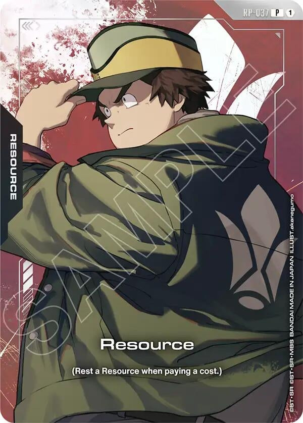 Image for Resource (RP-037) (Premium Accessory Set - Mobile Suit Gundam: Iron-Blooded Orphans) (RP-037) [Promotional Resource Tokens] (RP) - Gundam Card Game