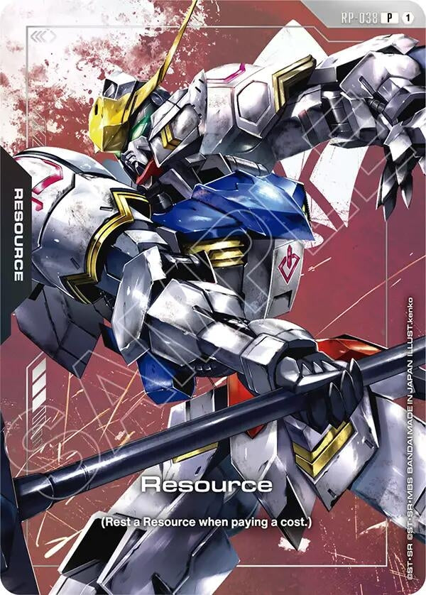 Image for Resource (RP-038) (Premium Accessory Set - Mobile Suit Gundam: Iron-Blooded Orphans) (RP-038) [Promotional Resource Tokens] (RP) - Gundam Card Game