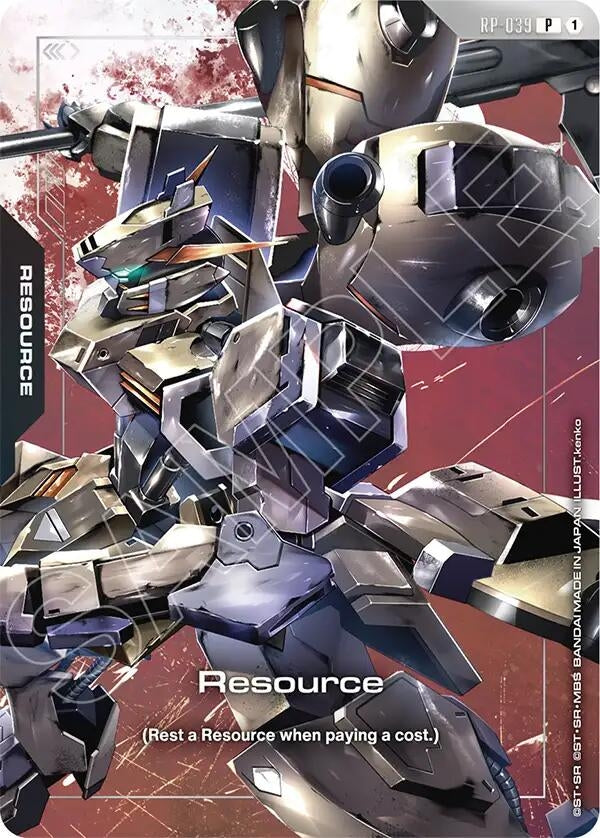 Image for Resource (RP-039) (Premium Accessory Set - Mobile Suit Gundam: Iron-Blooded Orphans) (RP-039) [Promotional Resource Tokens] (RP) - Gundam Card Game