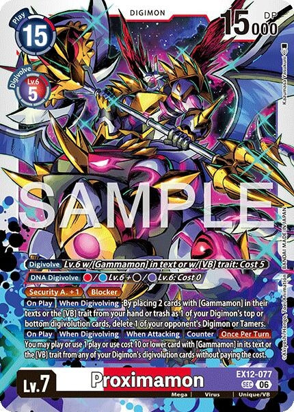 Image for Proximamon (EX12-077 SEC) [Digital World Shambala] (EX-12) - Digimon Card Game