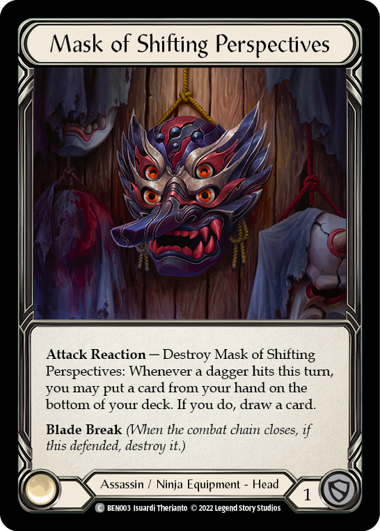 Mask of Shifting Perspectives [BEN003] [Outsiders Benji Blitz Deck]