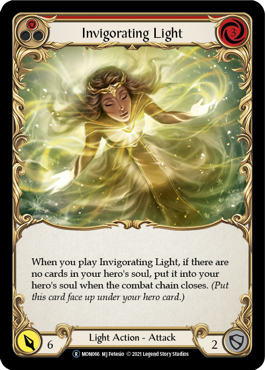 Invigorating Light (Red) [U-MON066-RF] (Monarch Unlimited)  Unlimited Rainbow Foil