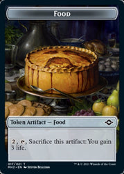Bird Token // Food Token (#17) [Modern Horizons 2 Tokens]