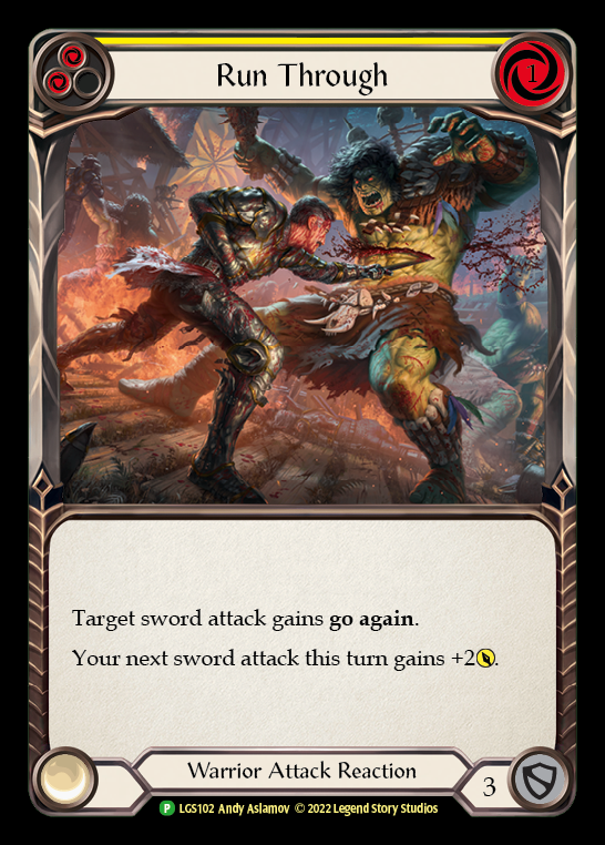 Run Through [LGS102] (Promo) Rainbow Foil