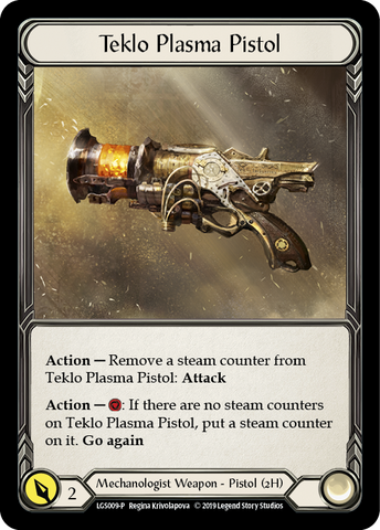 Teklo Plasma Pistol [LGS009-P] (Promo) 1st Edition Cold Foil