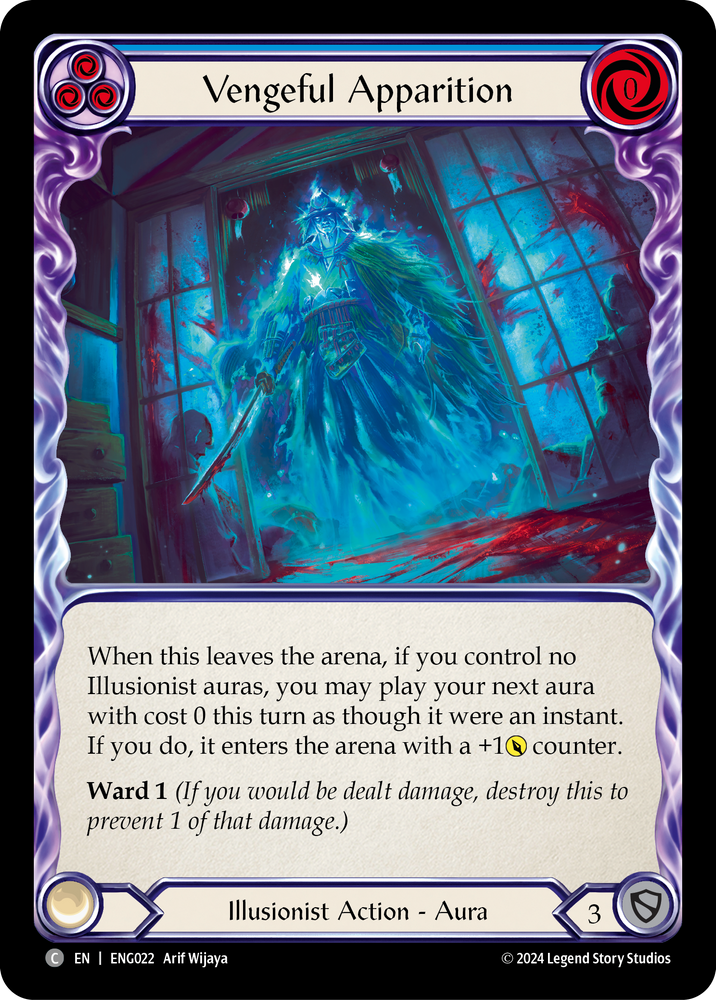 Vengeful Apparition [ENG022] [Part the Mistveil Enigma Blitz Deck]