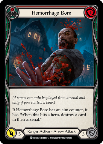 Hemorrhage Bore (Red) [RIP015] (Outsiders Riptide Blitz Deck)