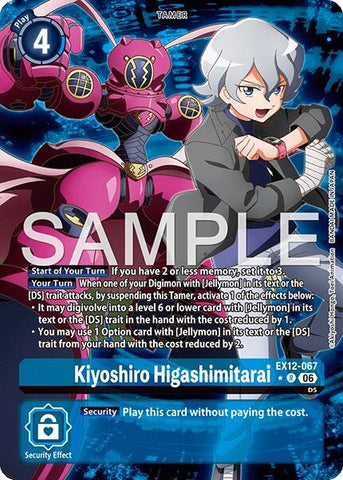 Image for Kiyoshiro Higashimitarai (Alternate Art) (EX12-067 R) [Digital World Shambala] (EX-12) - Digimon Card Game