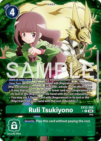 Image for Ruli Tsukiyono (Alternate Art) (EX12-068 R) [Digital World Shambala] (EX-12) - Digimon Card Game