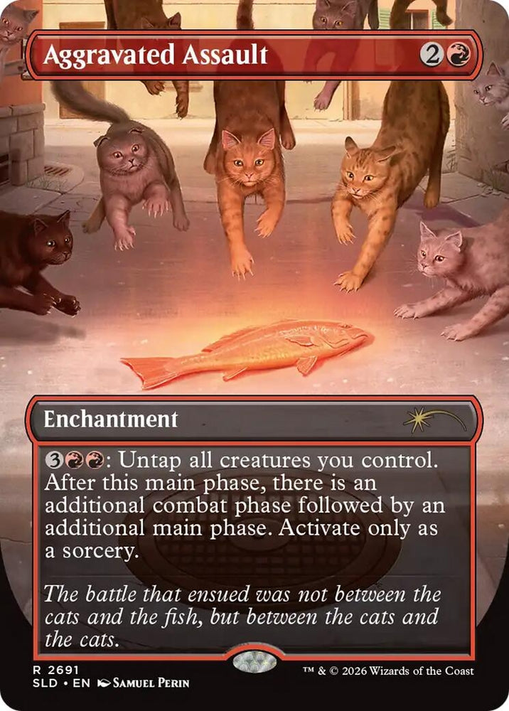 Image for Aggravated Assault (2691) (2691) [Secret Lair Drop Series] (SLD) - Magic: The Gathering