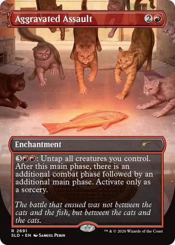Image for Aggravated Assault (2691) (2691) [Secret Lair Drop Series] (SLD) - Magic: The Gathering