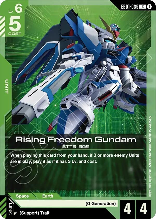 Image for Rising Freedom Gundam (EB01-039) [Eternal Nexus] (EB01) - Gundam Card Game