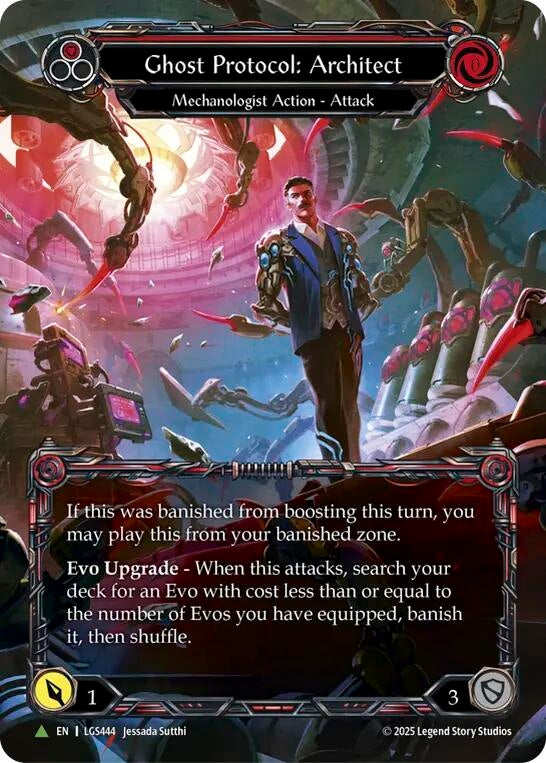 Image for Ghost Protocol: Architect - LGS444 (LGS444) [Flesh and Blood: Promo Cards] (PR) - Flesh and Blood TCG