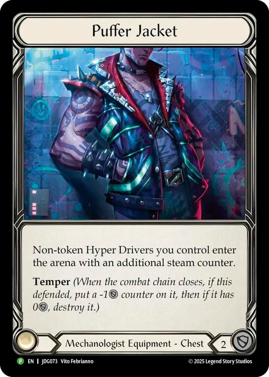 Image for Puffer Jacket - JDG073 (JDG073) [Flesh and Blood: Promo Cards] (PR) - Flesh and Blood TCG