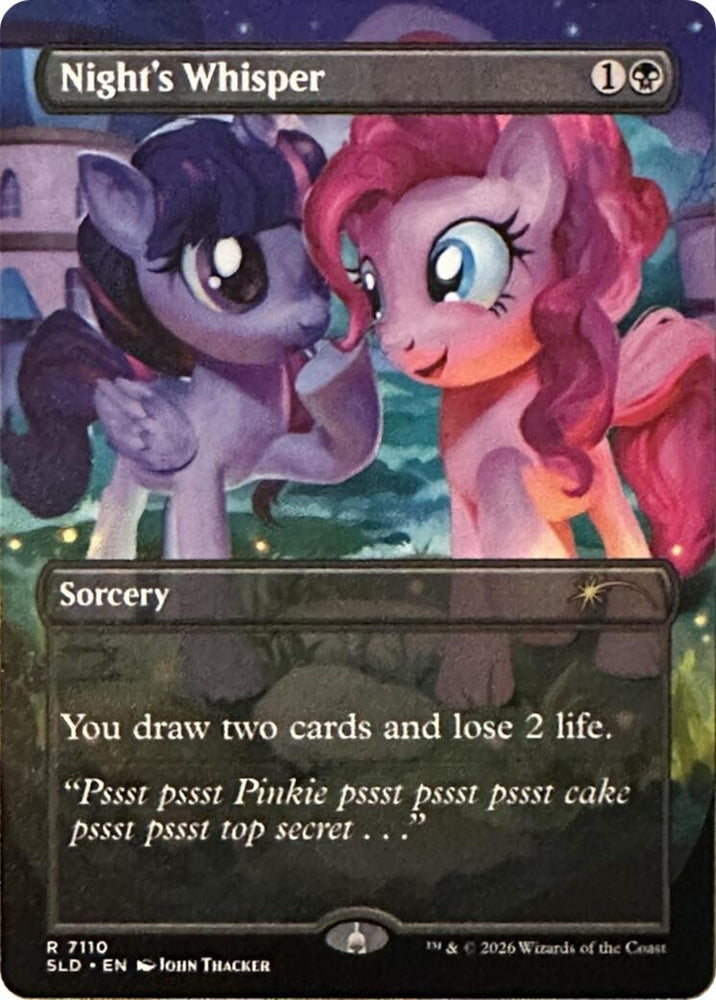 Image for Night's Whisper (7110) (7110) [Secret Lair Drop Series] (SLD) - Magic: The Gathering