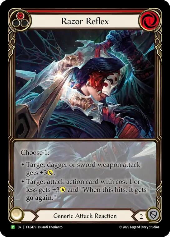 Image for Razor Reflex (Red) - FAB475 (FAB475) [Flesh and Blood: Promo Cards] (PR) - Flesh and Blood TCG