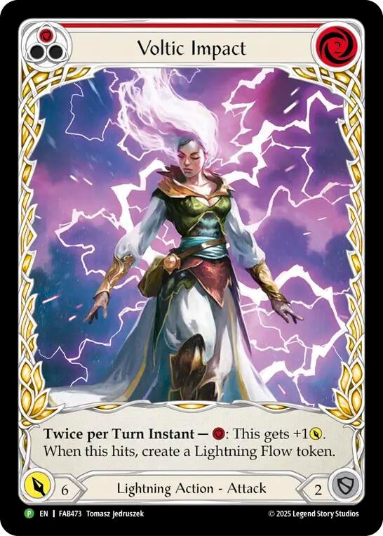 Image for Voltic Impact - FAB473 (FAB473) [Flesh and Blood: Promo Cards] (PR) - Flesh and Blood TCG