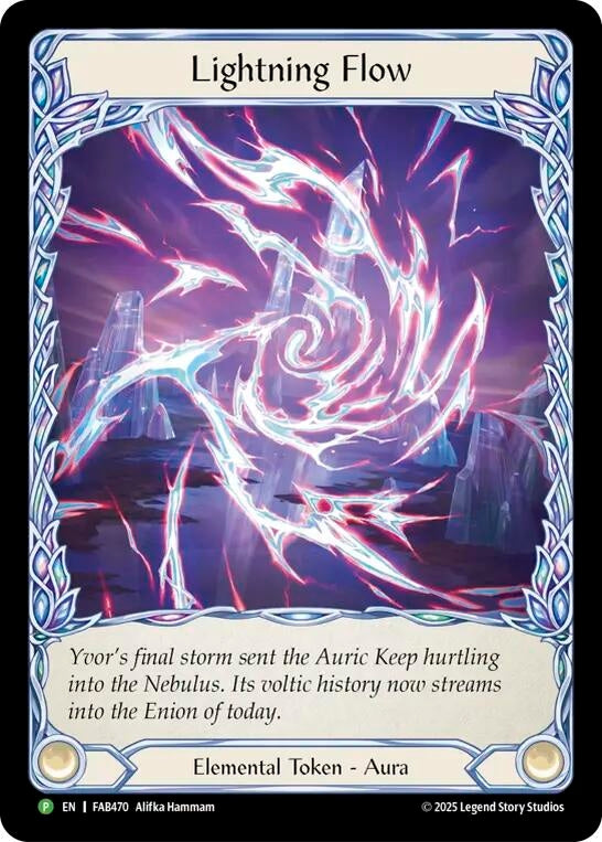 Image for Lightning Flow (A) - FAB470 (FAB470) [Flesh and Blood: Promo Cards] (PR) - Flesh and Blood TCG