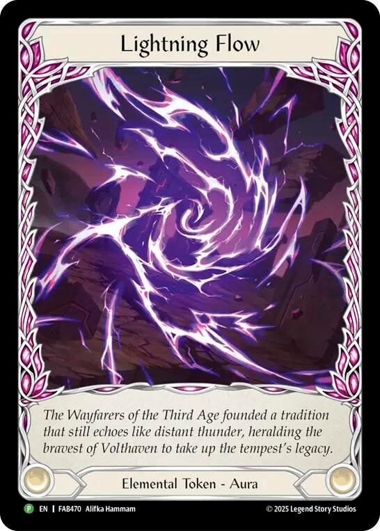 Image for Lightning Flow (B) - FAB470 (FAB470) [Flesh and Blood: Promo Cards] (PR) - Flesh and Blood TCG