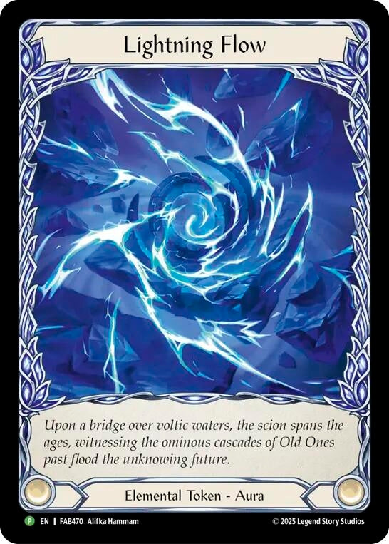 Image for Lightning Flow (C) - FAB470 (FAB470) [Flesh and Blood: Promo Cards] (PR) - Flesh and Blood TCG