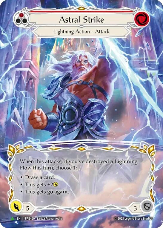 Image for Astral Strike - FAB469 (FAB469) [Flesh and Blood: Promo Cards] (PR) - Flesh and Blood TCG