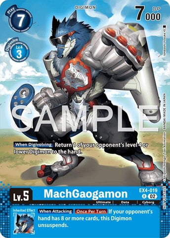 Image for MachGaogamon (Event Pack 10) (EX4-019 R) [Alternative Being Booster] (EX-04) - Digimon Card Game