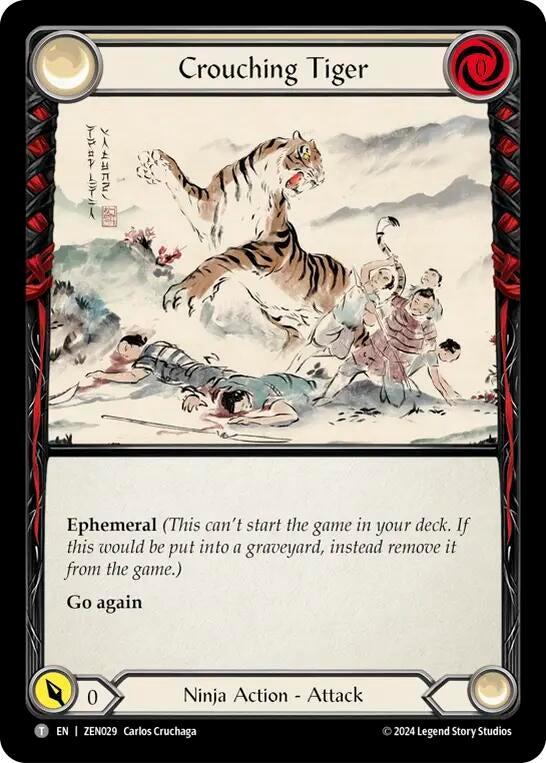 Image for Crouching Tiger (ZENO29) [Blitz Deck: Part the Mistveil - Zen] - Flesh and Blood TCG