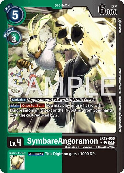 Image for SymbareAngoramon (Limited Foil) (EX12-050 C) [Digital World Shambala] (EX-12) - Digimon Card Game