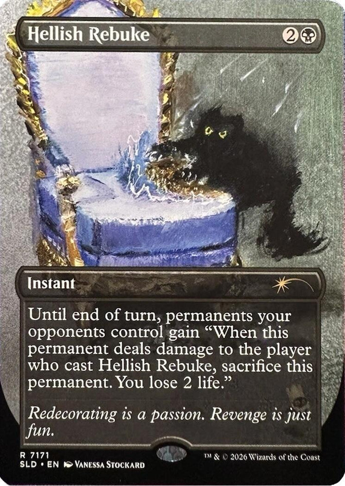 Image for Hellish Rebuke (7171) [Secret Lair Drop Series] (SLD) - Magic: The Gathering
