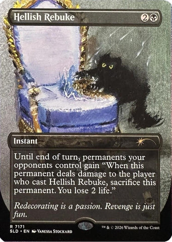 Image for Hellish Rebuke (7171) [Secret Lair Drop Series] (SLD) - Magic: The Gathering