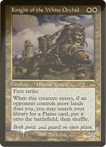 Image for Knight of the White Orchid (Retro Frame) (7139) [Secret Lair Drop Series] (SLD) - Magic: The Gathering