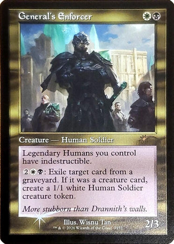 Image for General's Enforcer (Retro Frame) (7152) [Secret Lair Drop Series] (SLD) - Magic: The Gathering