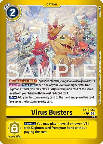 Image for Virus Busters (Limited Foil) (EX12-069 C) [Digital World Shambala] (EX-12) - Digimon Card Game