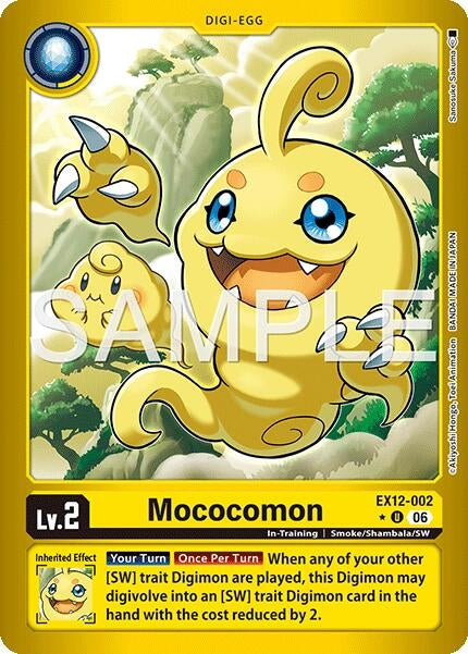 Image for Mococomon (Limited Foil) (EX12-002 U) [Digital World Shambala] (EX-12) - Digimon Card Game