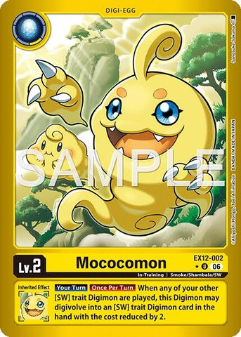 Image for Mococomon (Limited Foil) (EX12-002 U) [Digital World Shambala] (EX-12) - Digimon Card Game