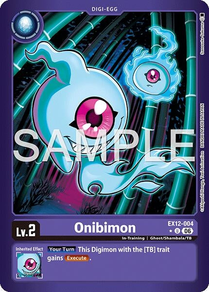 Image for Onibimon (Limited Foil) (EX12-004 U) [Digital World Shambala] (EX-12) - Digimon Card Game