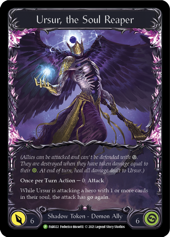 Ursur, the Soul Reaper [FAB022] (Promo) Cold Foil