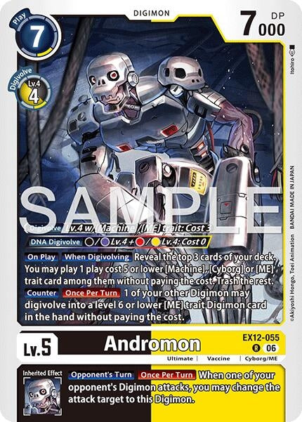 Image for Andromon (EX12-055 R) [Digital World Shambala] (EX-12) - Digimon Card Game