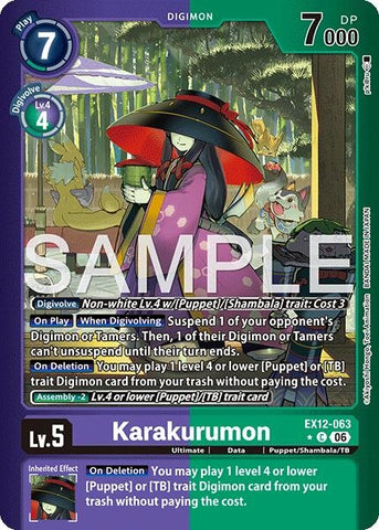Image for Karakurumon (Limited Foil) (EX12-063 C) [Digital World Shambala] (EX-12) - Digimon Card Game