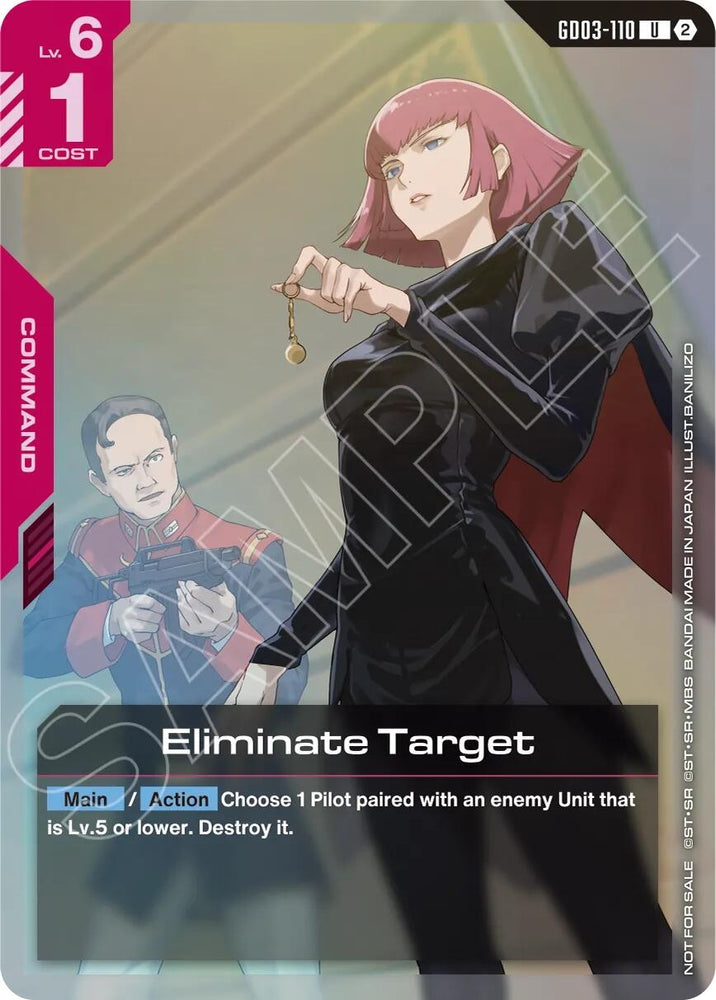 Image for Eliminate Target (Store Tournament Participation Pack 05) (GD03-110) [Gundam Promotional Cards] (GCG-PR) - Gundam Card Game