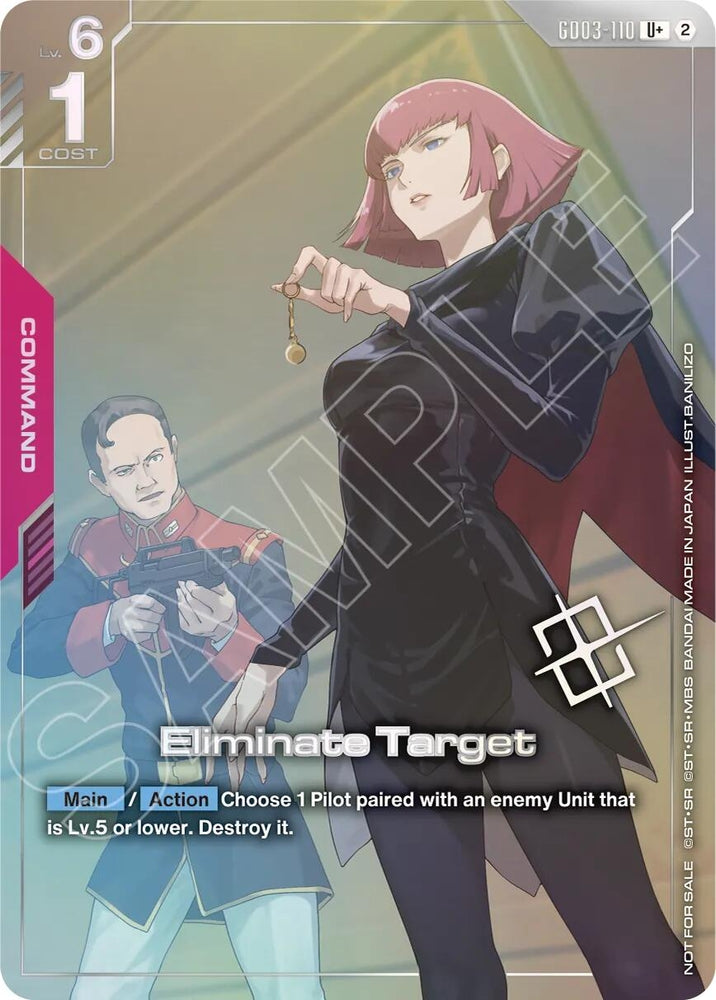 Image for Eliminate Target (Store Tournament Winner Pack 05) (GD03-110) [Gundam Promotional Cards] (GCG-PR) - Gundam Card Game